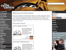 Tablet Screenshot of cyclecentre.net