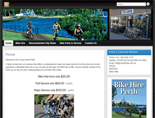 Tablet Screenshot of cyclecentre.com.au
